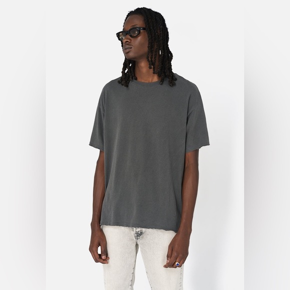 JOHN ELLIOTT Folsom Raw Edge Cropped Tee - Picture 2 of 5